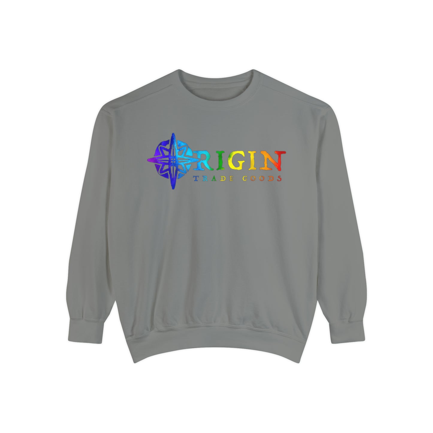 Unisex Comfort Colors Crewneck Sweatshirt | Origin Trade Goods Color Blast