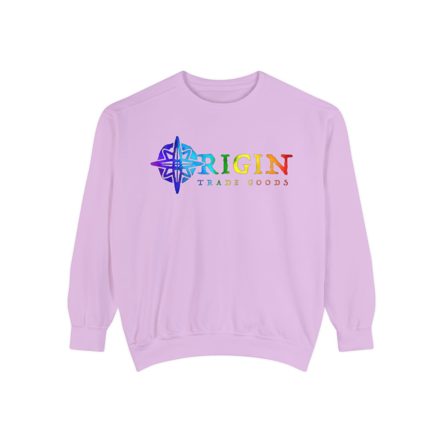 Unisex Comfort Colors Crewneck Sweatshirt | Origin Trade Goods Color Blast