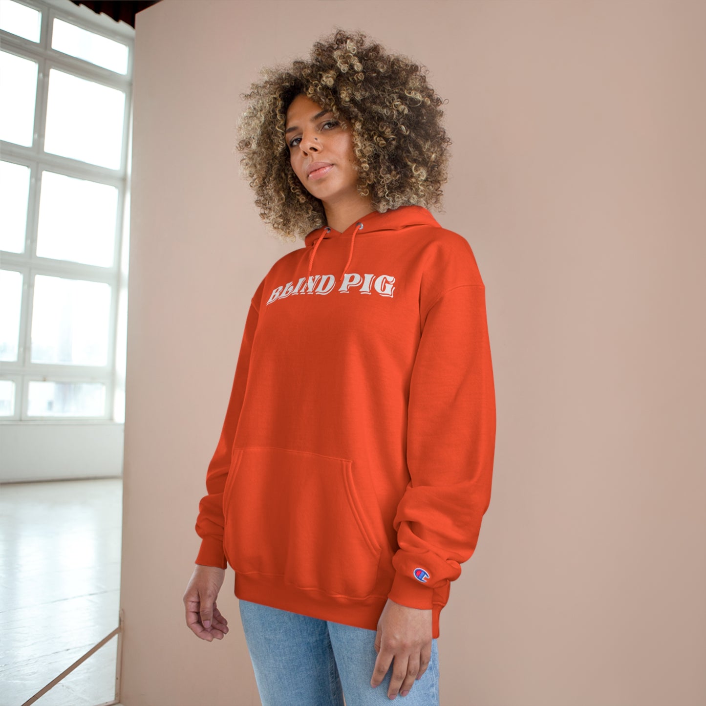 Unisex Champion Hoodie | The Blind Pig Glasses
