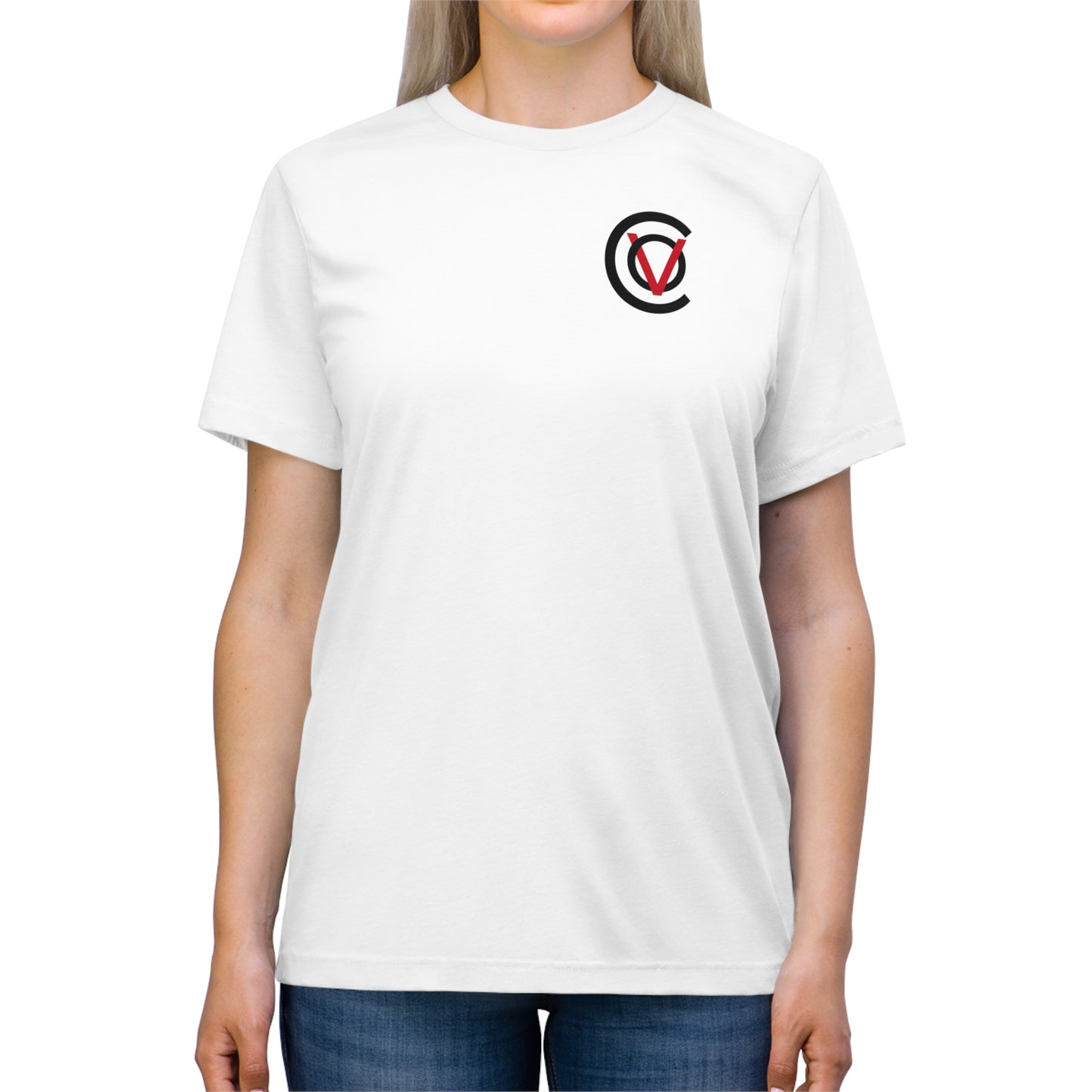 Unisex Triblend Tee | CSHL Cov Red Ball