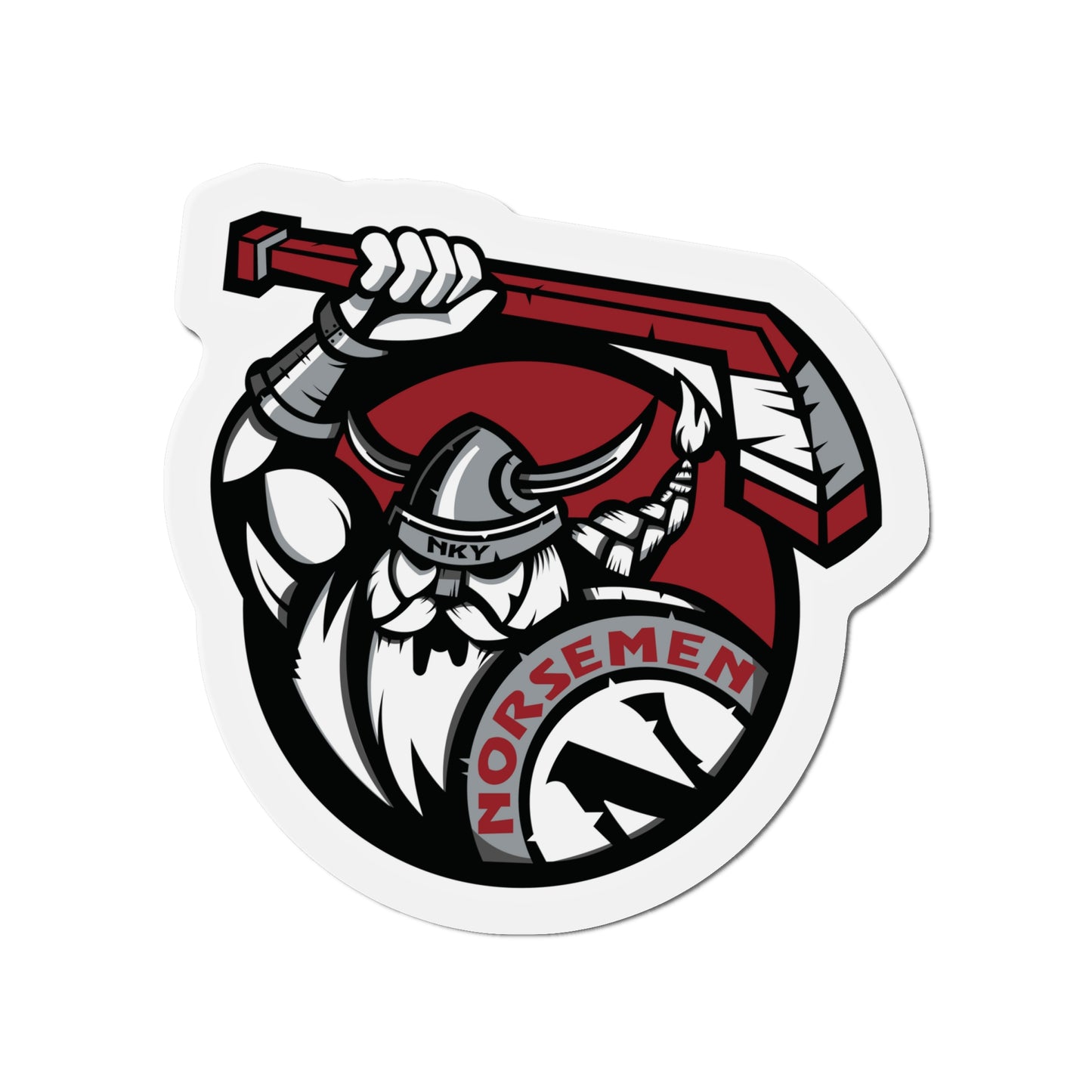 Die-Cut Magnets | Norsemen Hockey Logo