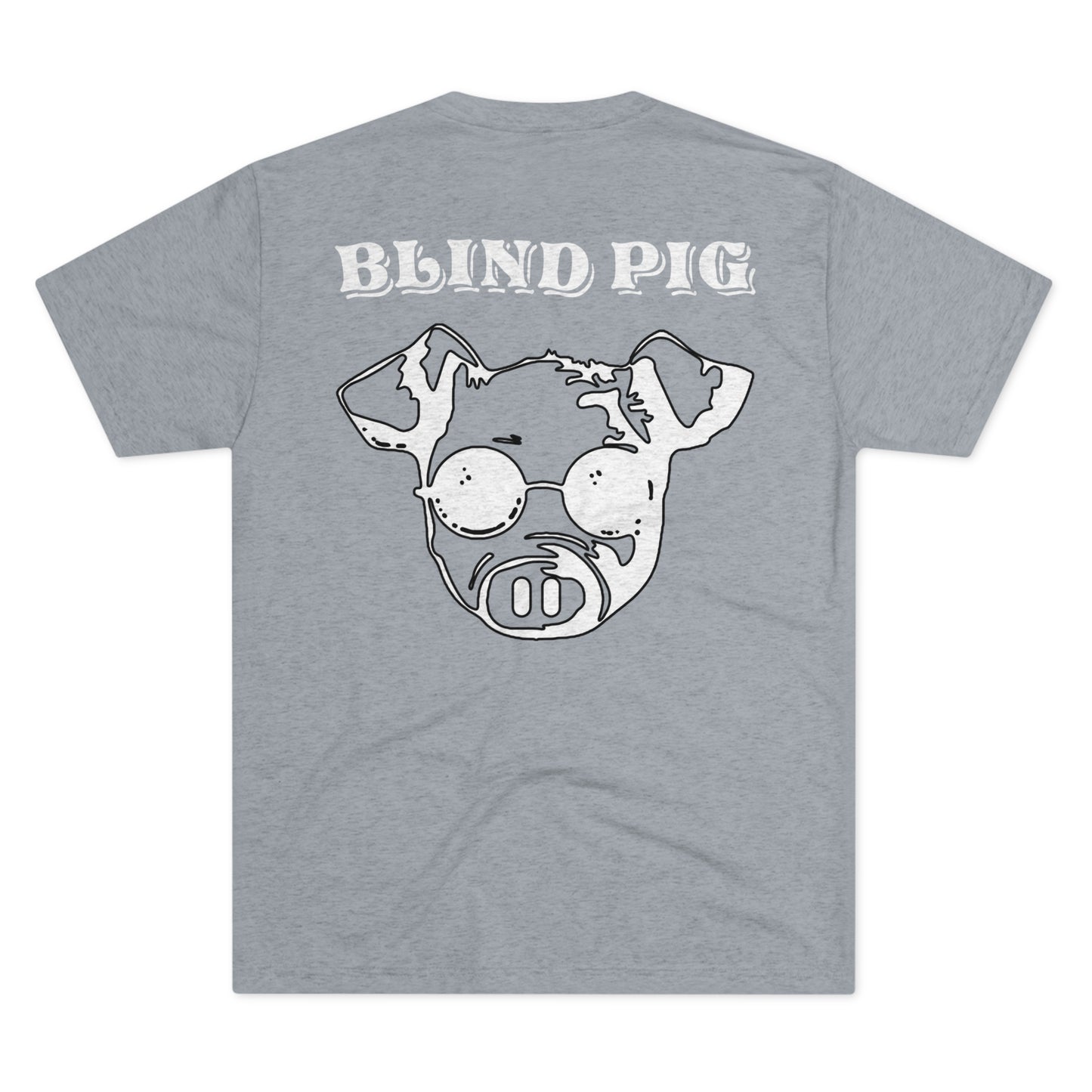 Unisex Tri-Blend Crew Tee | The Blind Pig Glasses