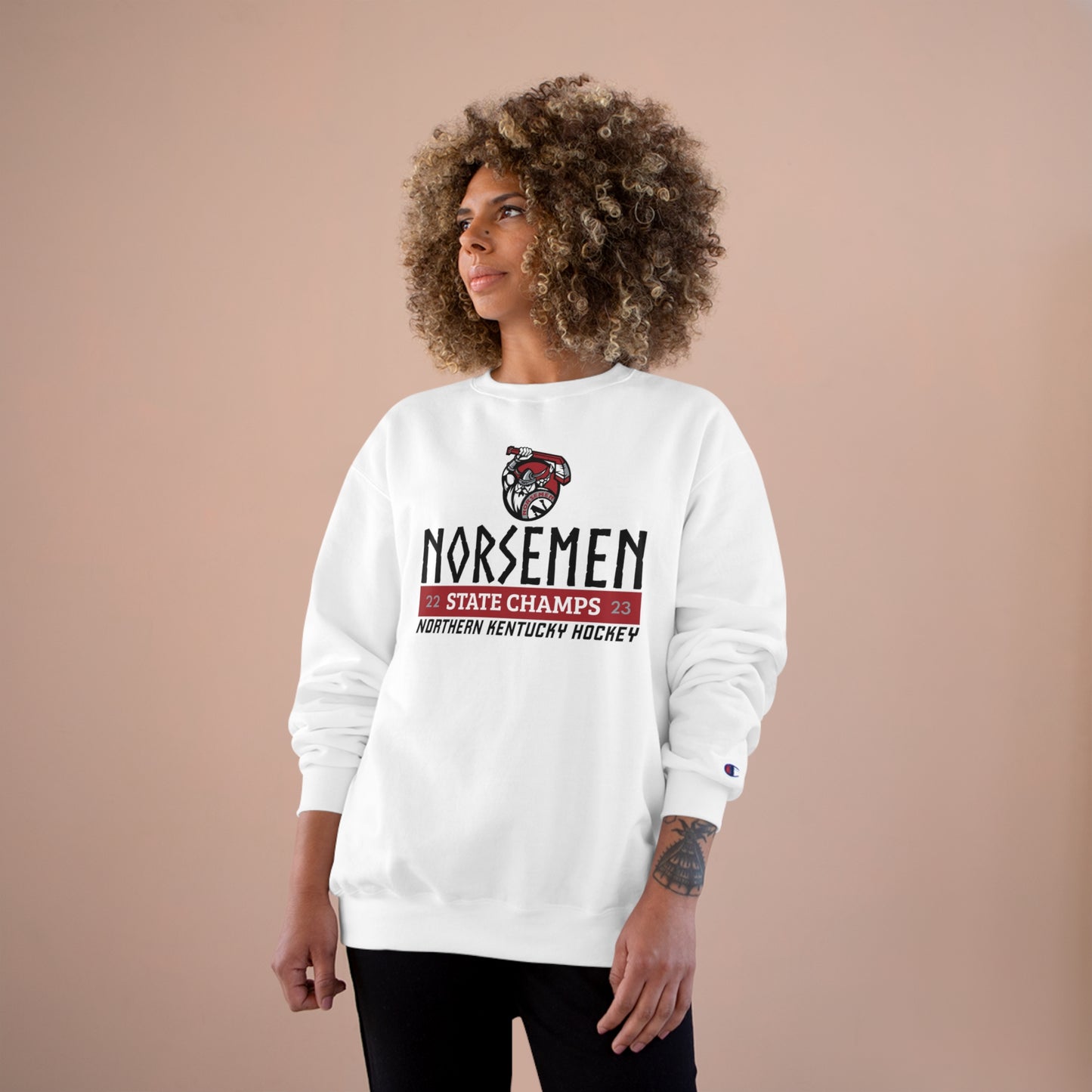 Champion Sweatshirt | Norsemen Hockey State Champs