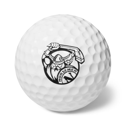 Golf Balls (6x) | Norsemen Hockey Color Logo