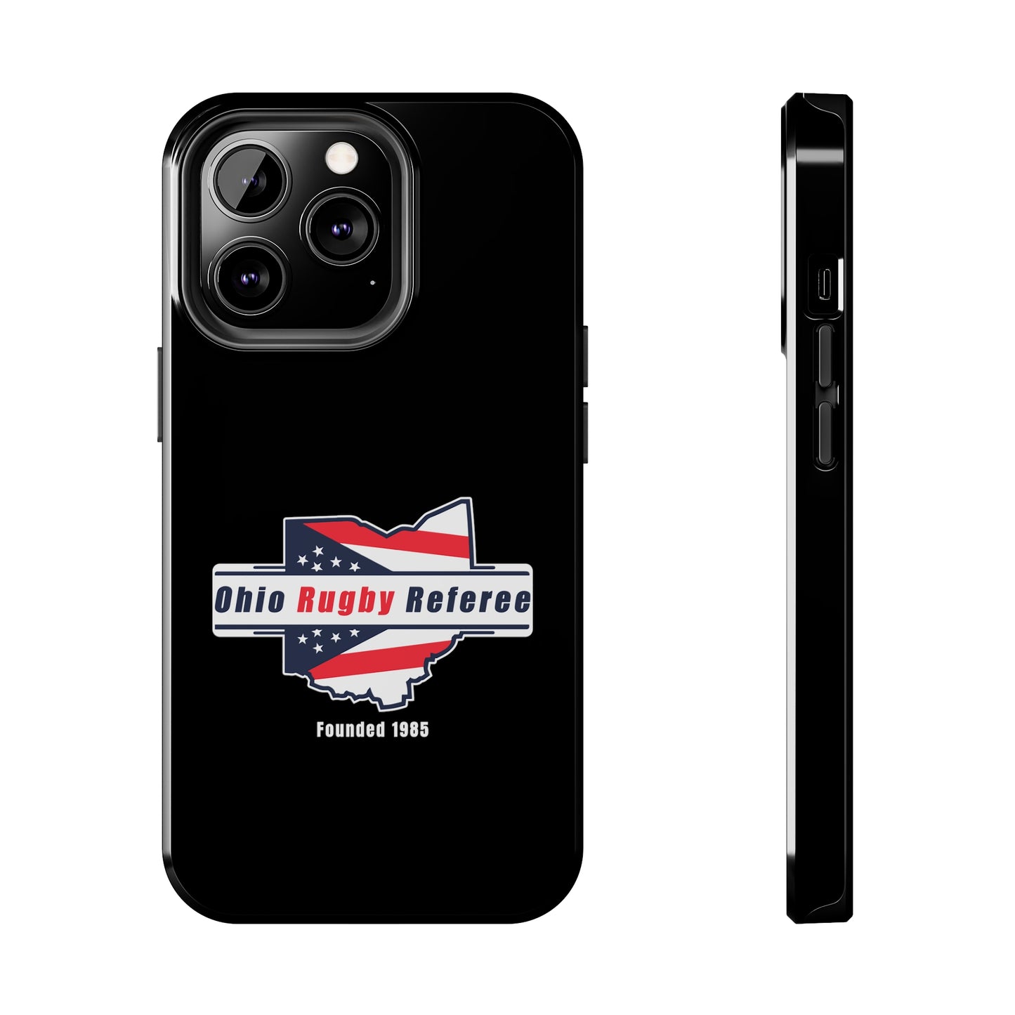 Black Tough Phone Cases | Ohio Rugby Referee Society