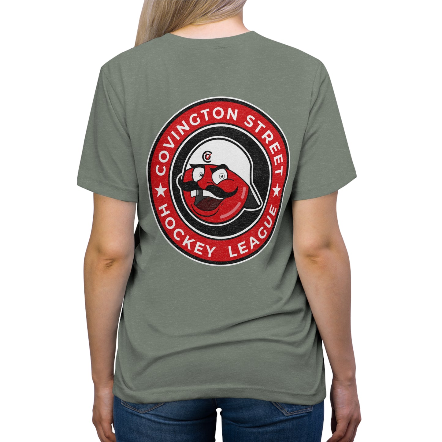 Unisex Triblend Tee | CSHL Cov Red Ball