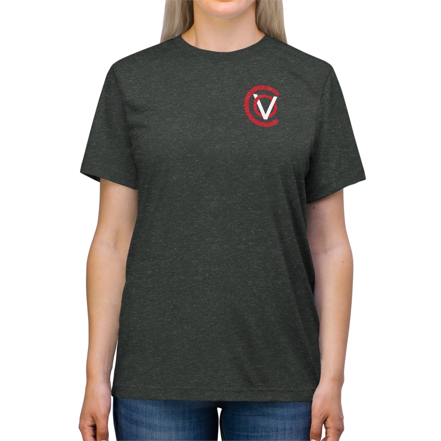 Unisex Triblend Tee | CSHL Cov Red Ball