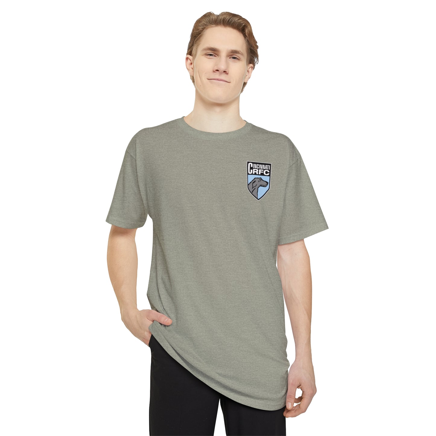 Unisex Long Body Urban Tee | CRFC Cincinnati Wolfhounds Cityscape