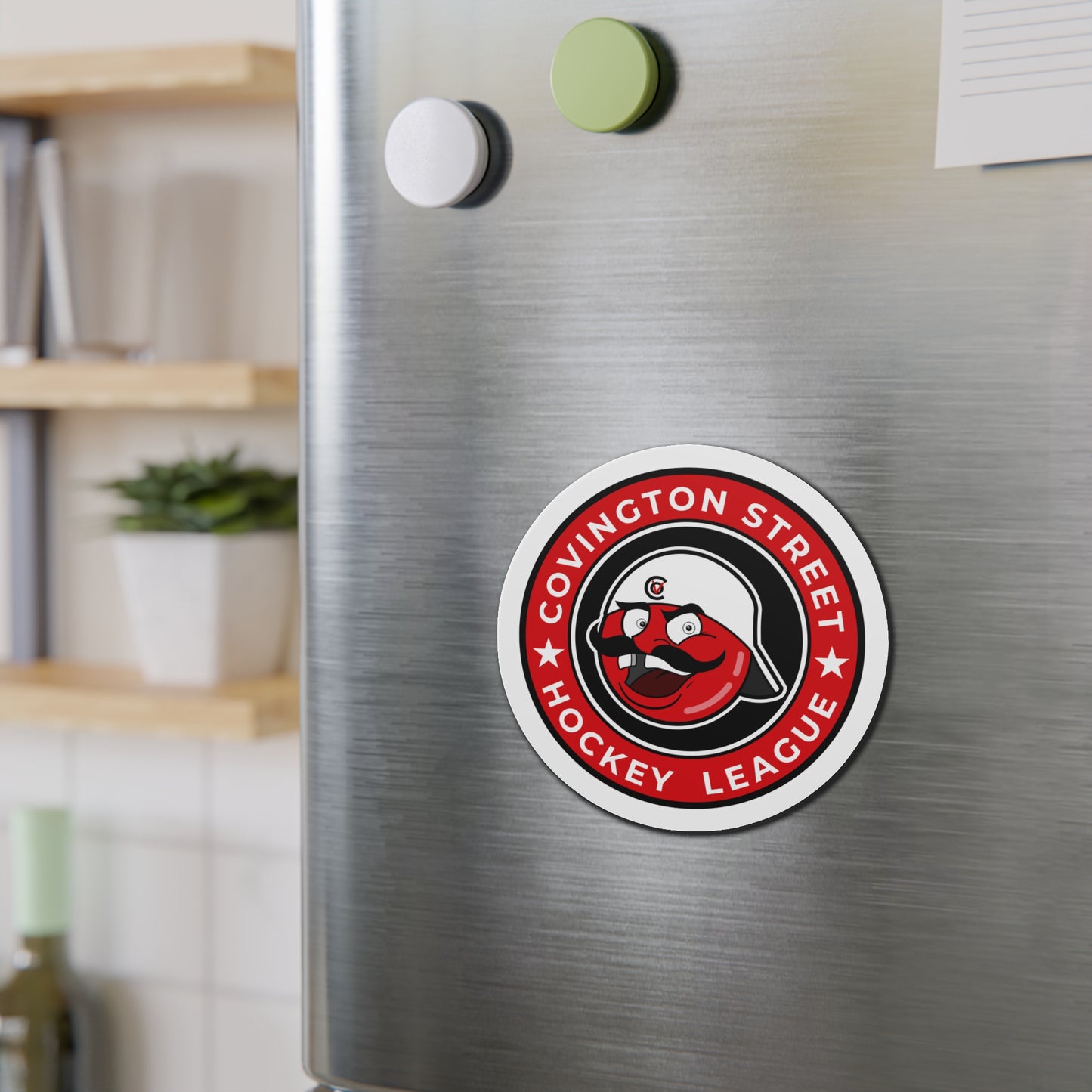Die-Cut Magnets | CSHL Cov Red Ball