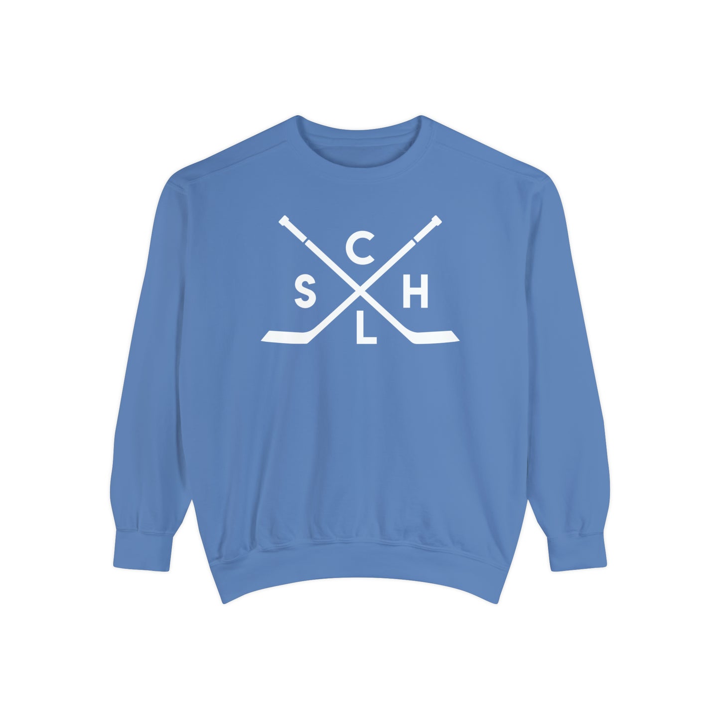 Unisex Comfort Colors Crewneck Sweatshirt | CSHL X-Sticks
