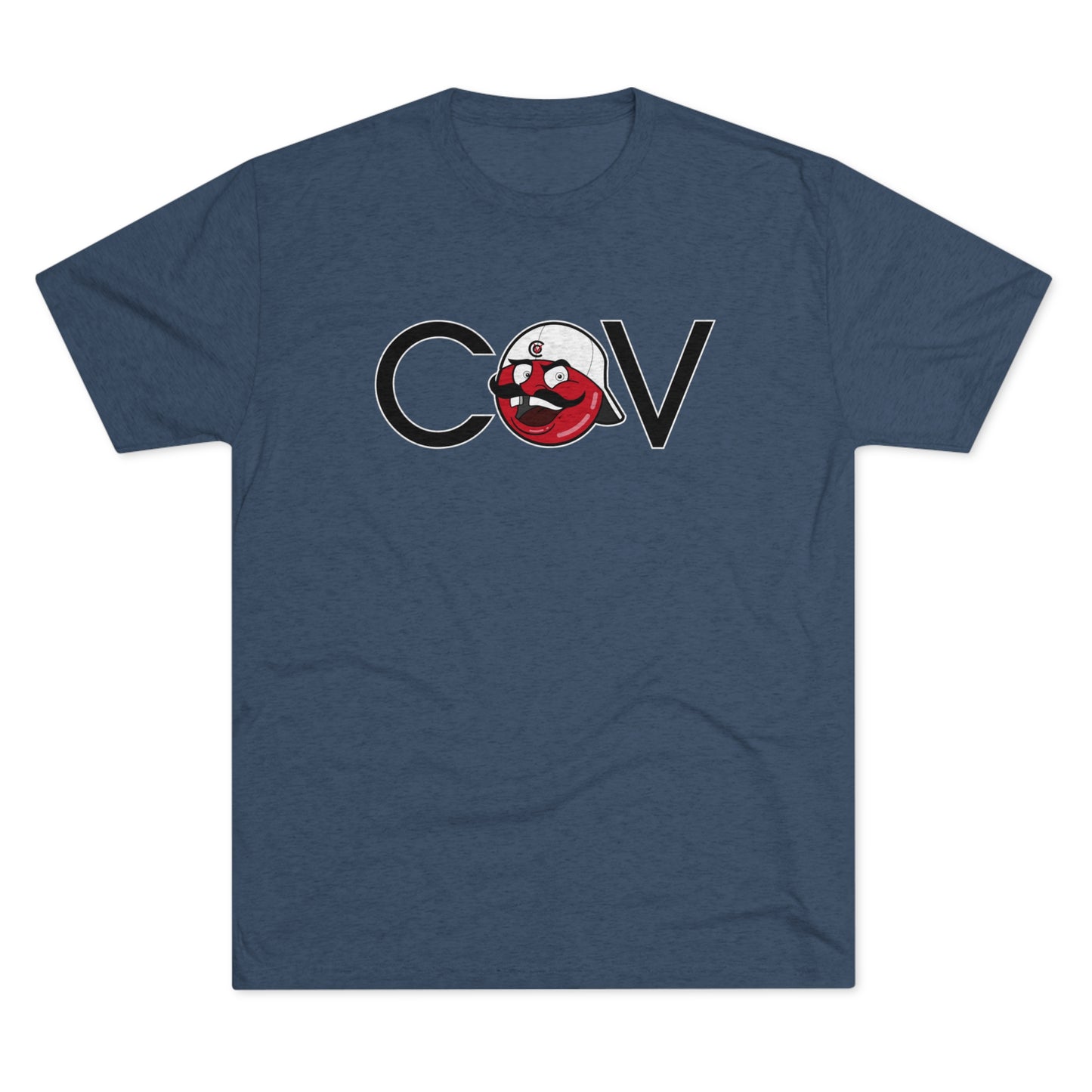 Unisex Tri-Blend Crew Tee | CSHL The COV Red Ball