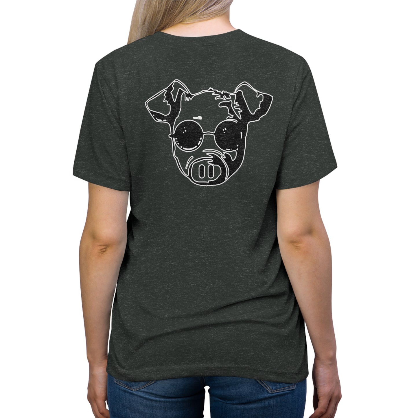 Unisex UltraSoft Triblend Tee | The Blind Pig Glasses