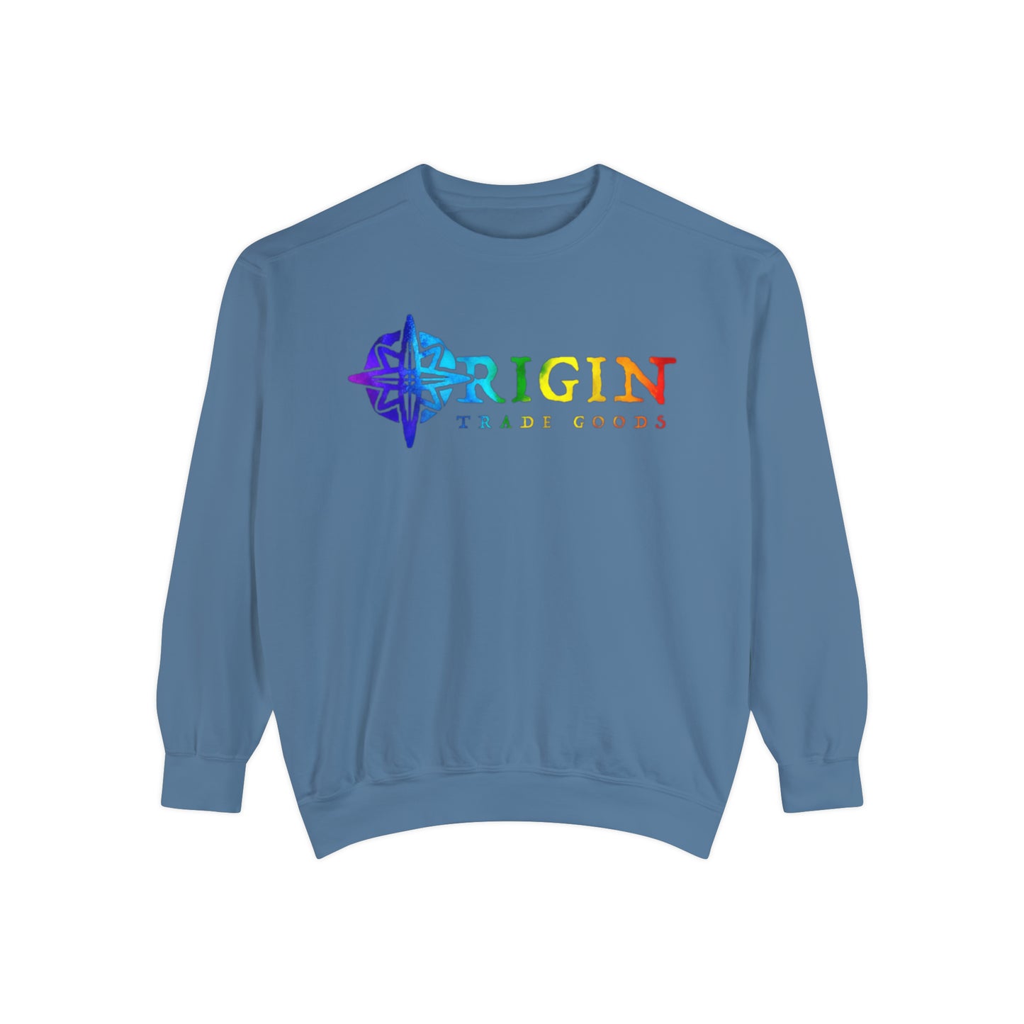 Unisex Comfort Colors Crewneck Sweatshirt | Origin Trade Goods Color Blast