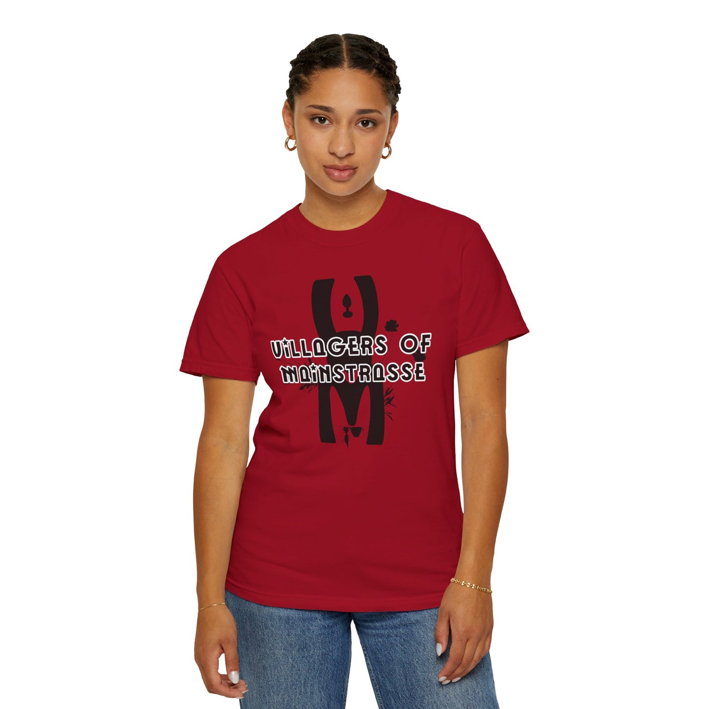 Unisex Comfort Colors T-shirt | Villagers of Mainstrasse VOM Words w/ Sights