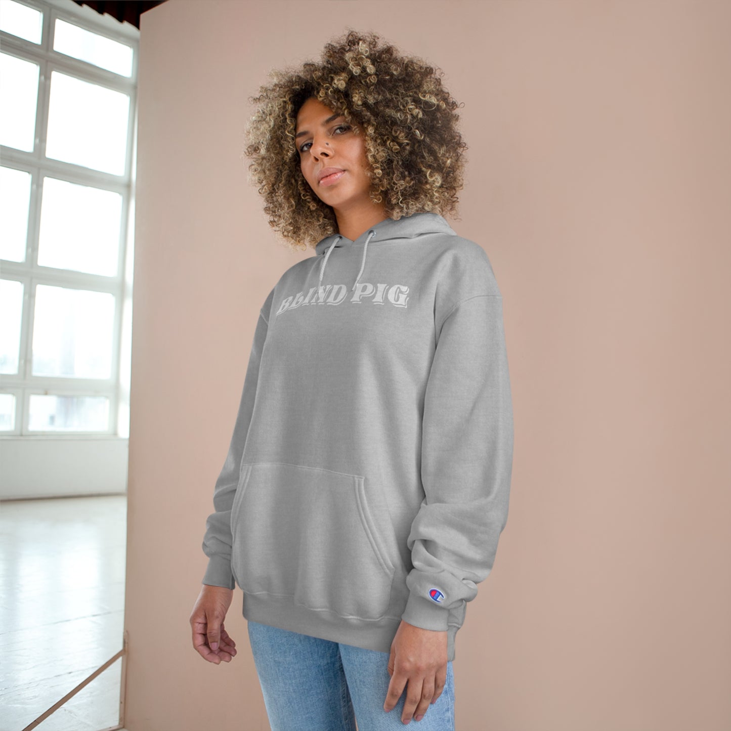 Unisex Champion Hoodie | The Blind Pig Glasses
