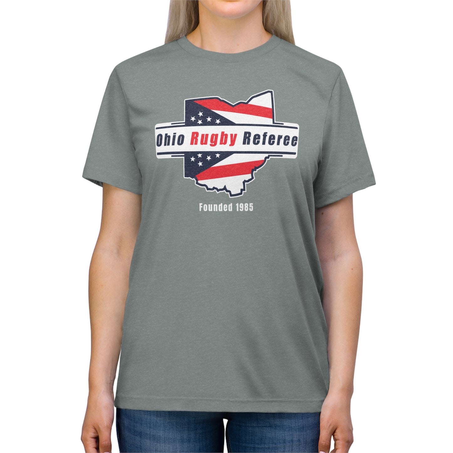 Unisex UltraSoft Triblend Tee | Ohio Rugby Referee Society