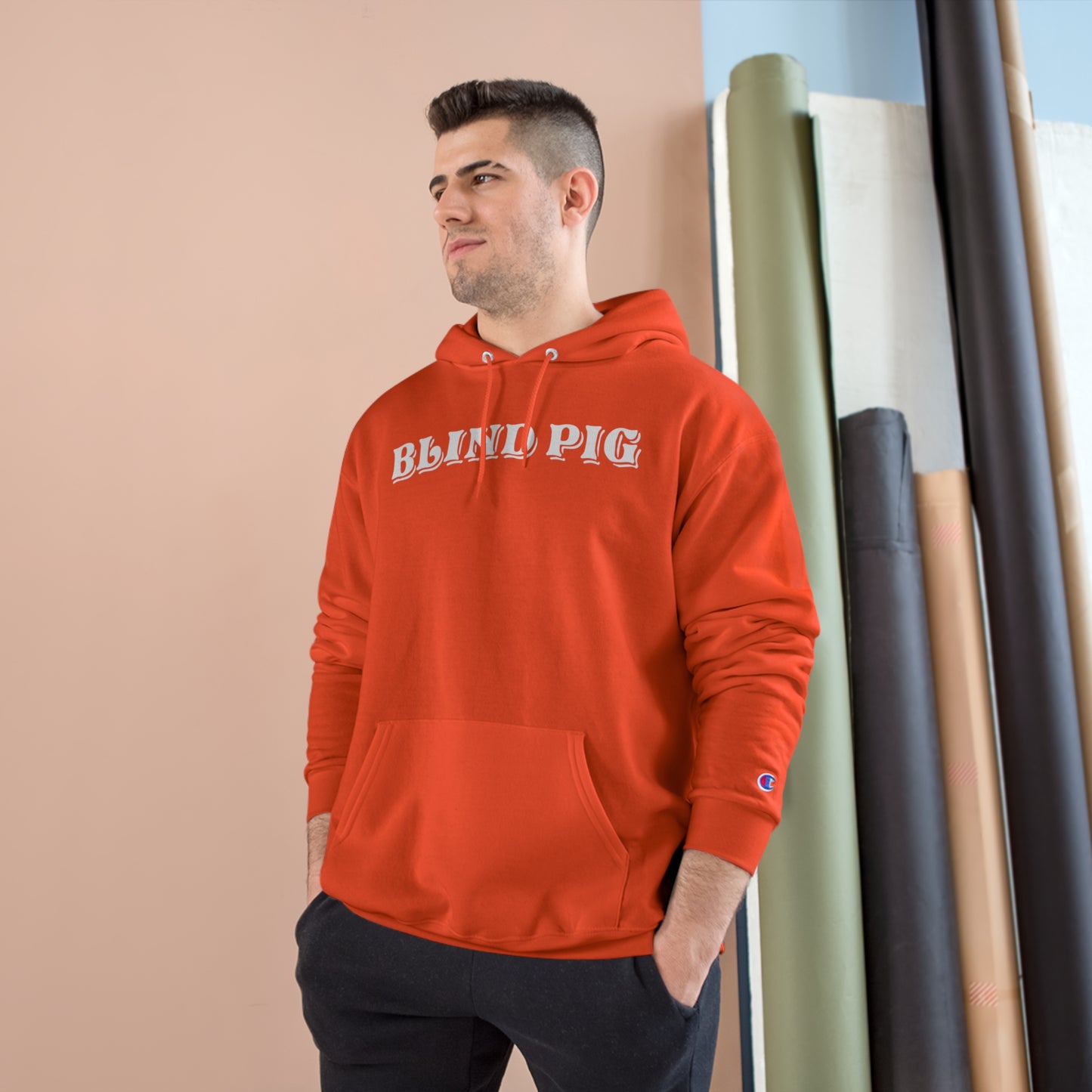 Unisex Champion Hoodie | The Blind Pig Glasses
