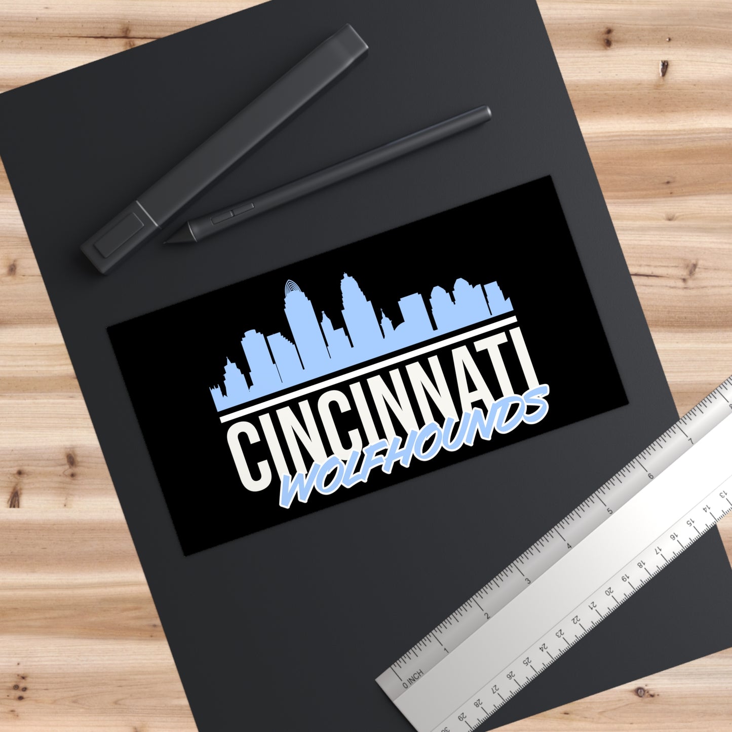 Bumper Sticker | CRFC Wolfhounds Cityscape