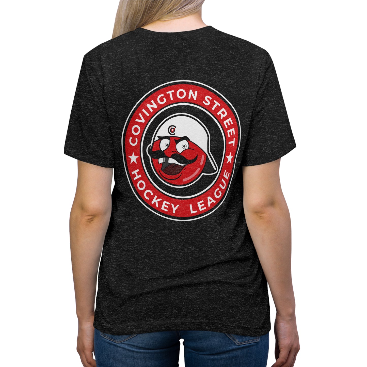 Unisex Triblend Tee | CSHL Cov Red Ball