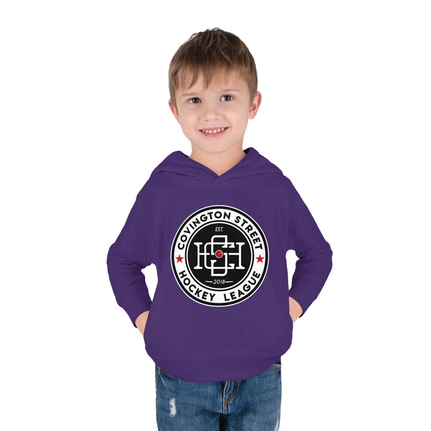 Toddler Pullover Fleece Hoodie | CSHL Logo