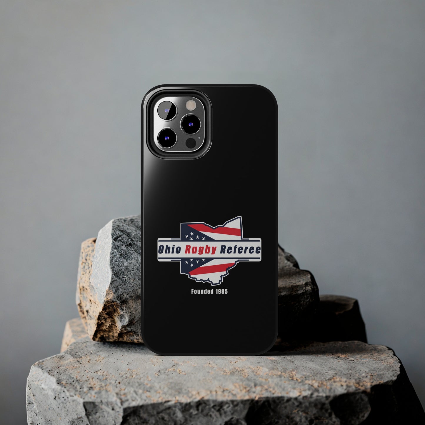 Black Tough Phone Cases | Ohio Rugby Referee Society