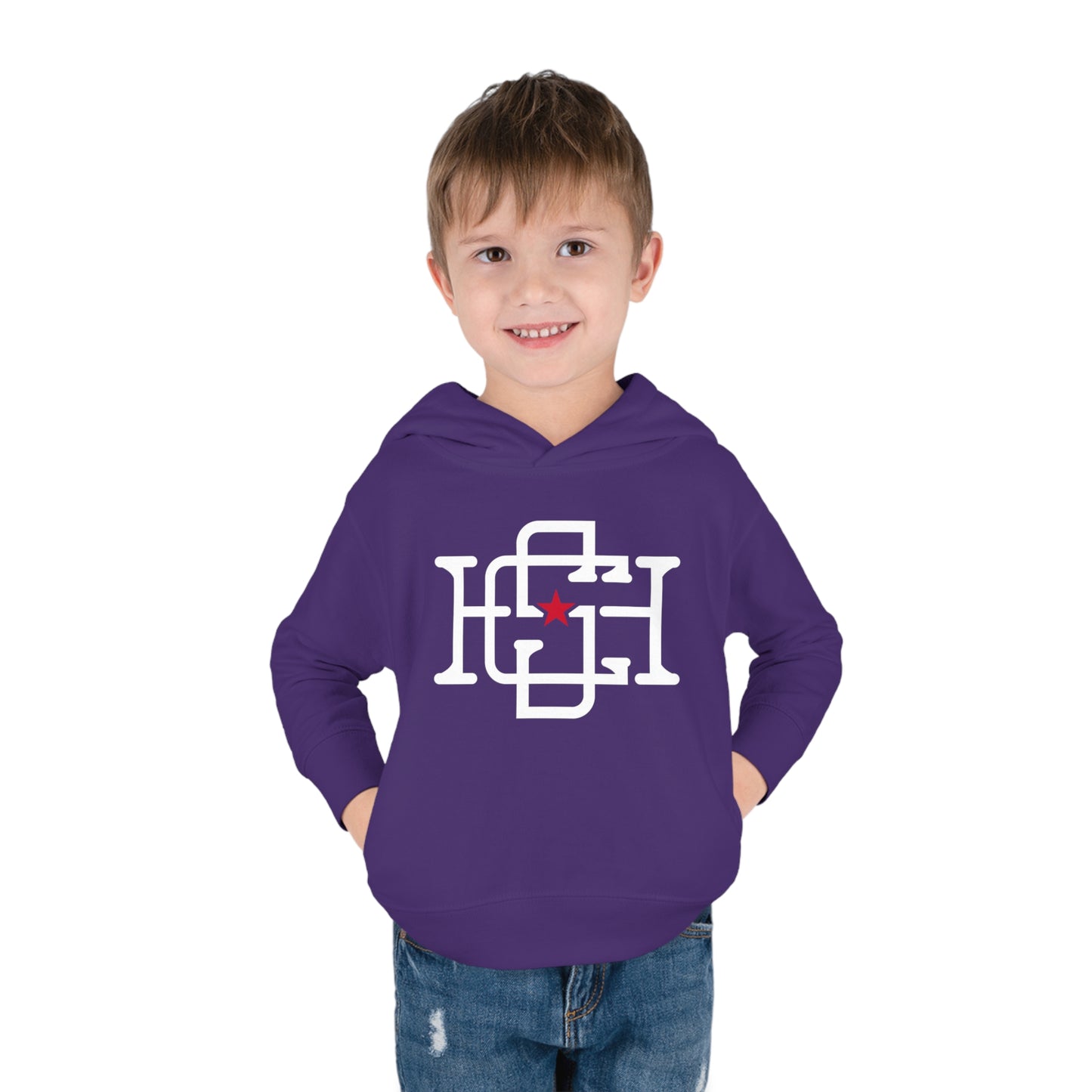 Toddler Pullover Fleece Hoodie | CSHL Knot Logo