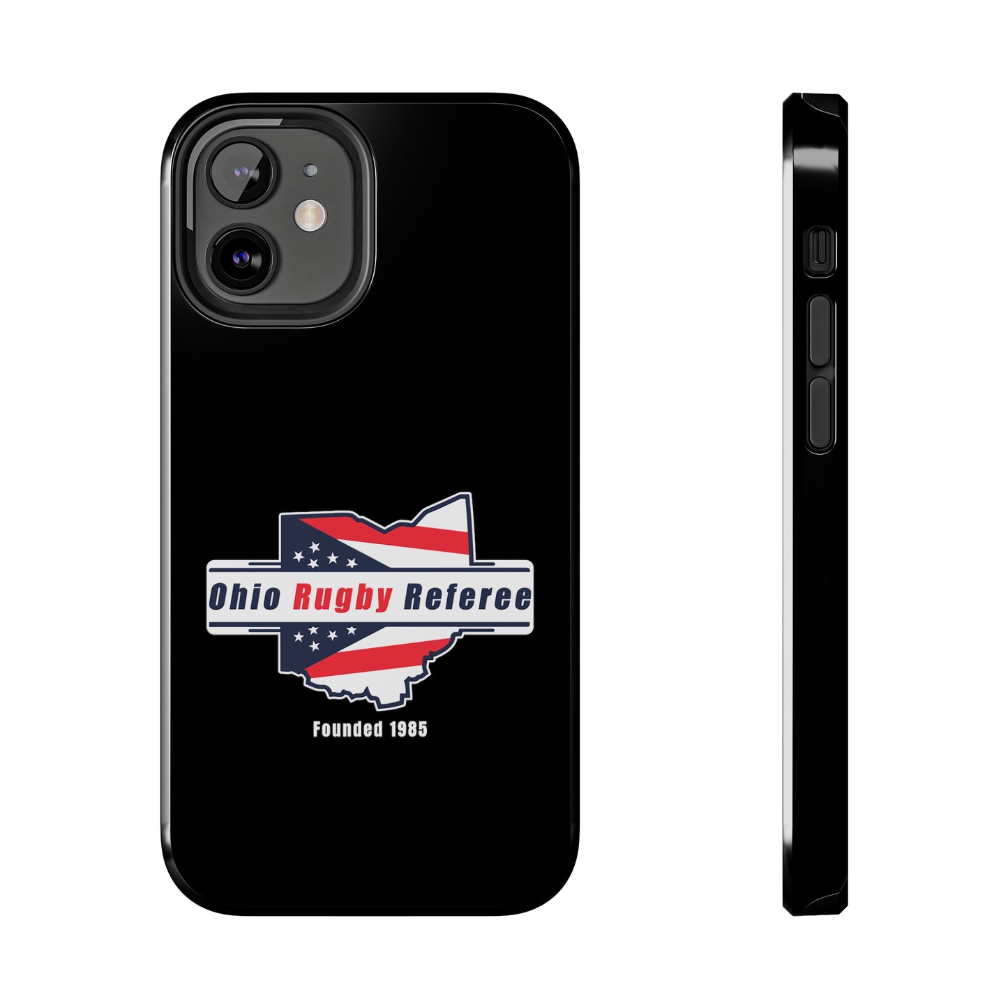 Black Tough Phone Cases | Ohio Rugby Referee Society