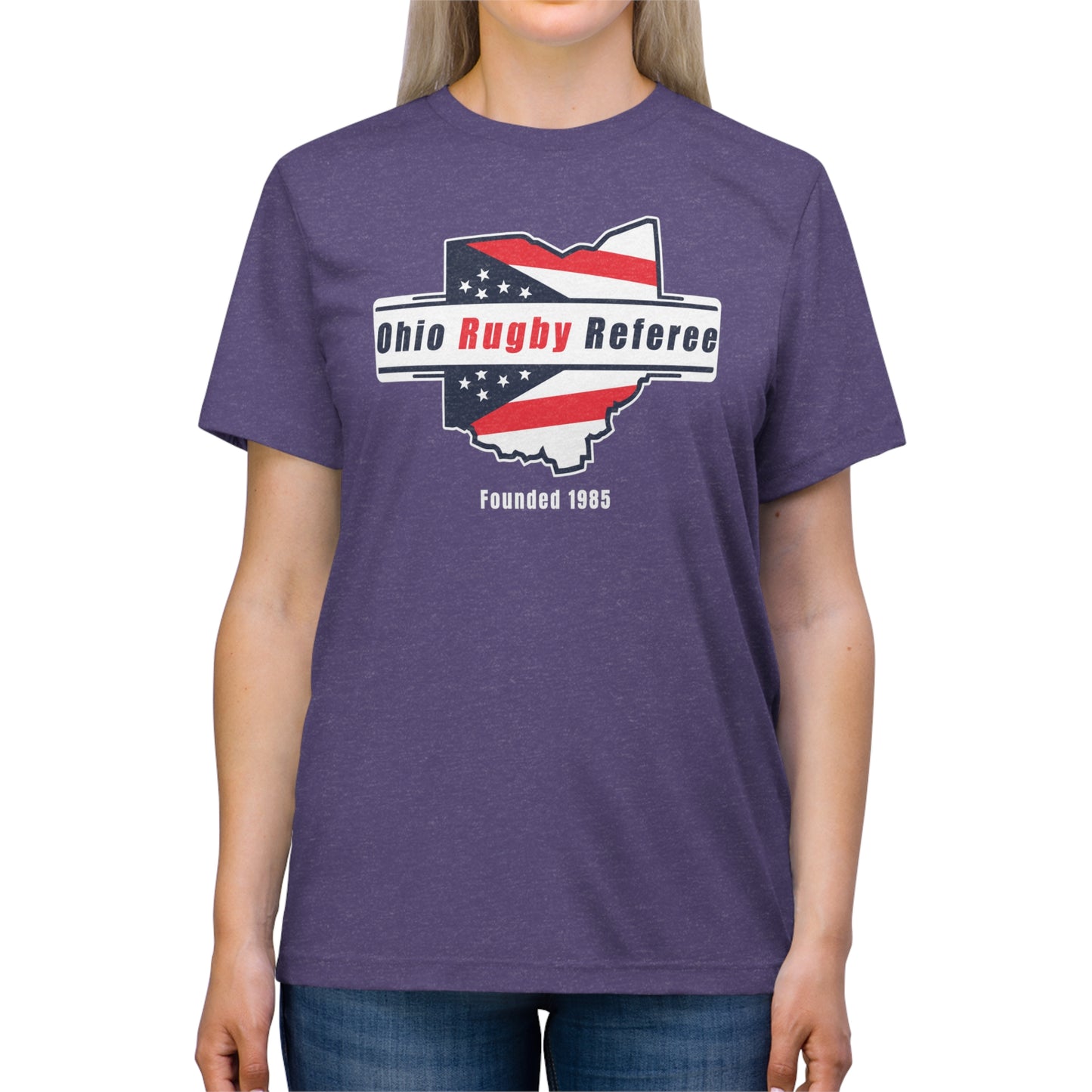 Unisex UltraSoft Triblend Tee | Ohio Rugby Referee Society