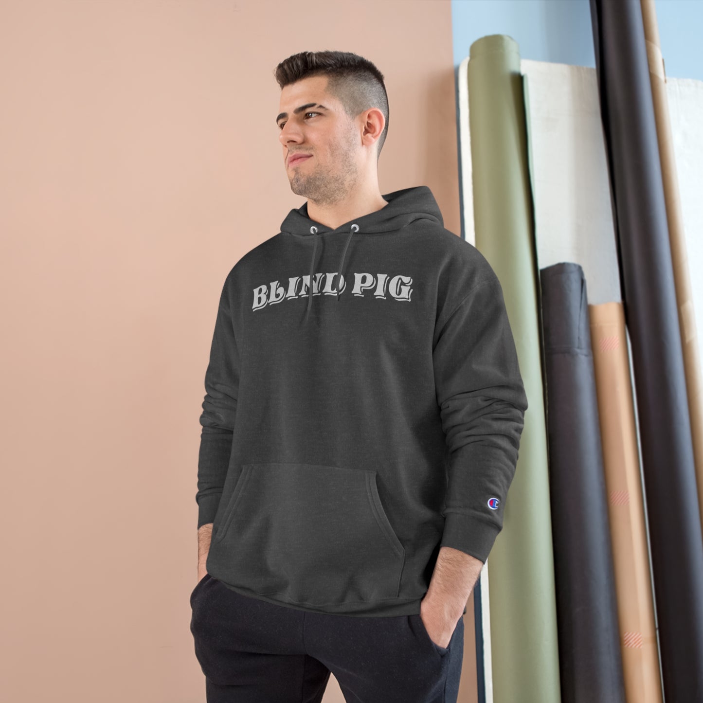 Unisex Champion Hoodie | The Blind Pig Glasses