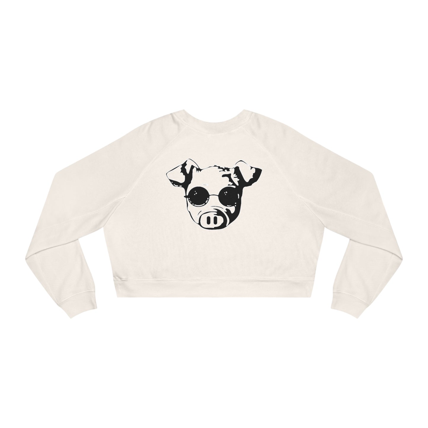 Women's Cropped Fleece Pullover | The Blind Pig Glasses