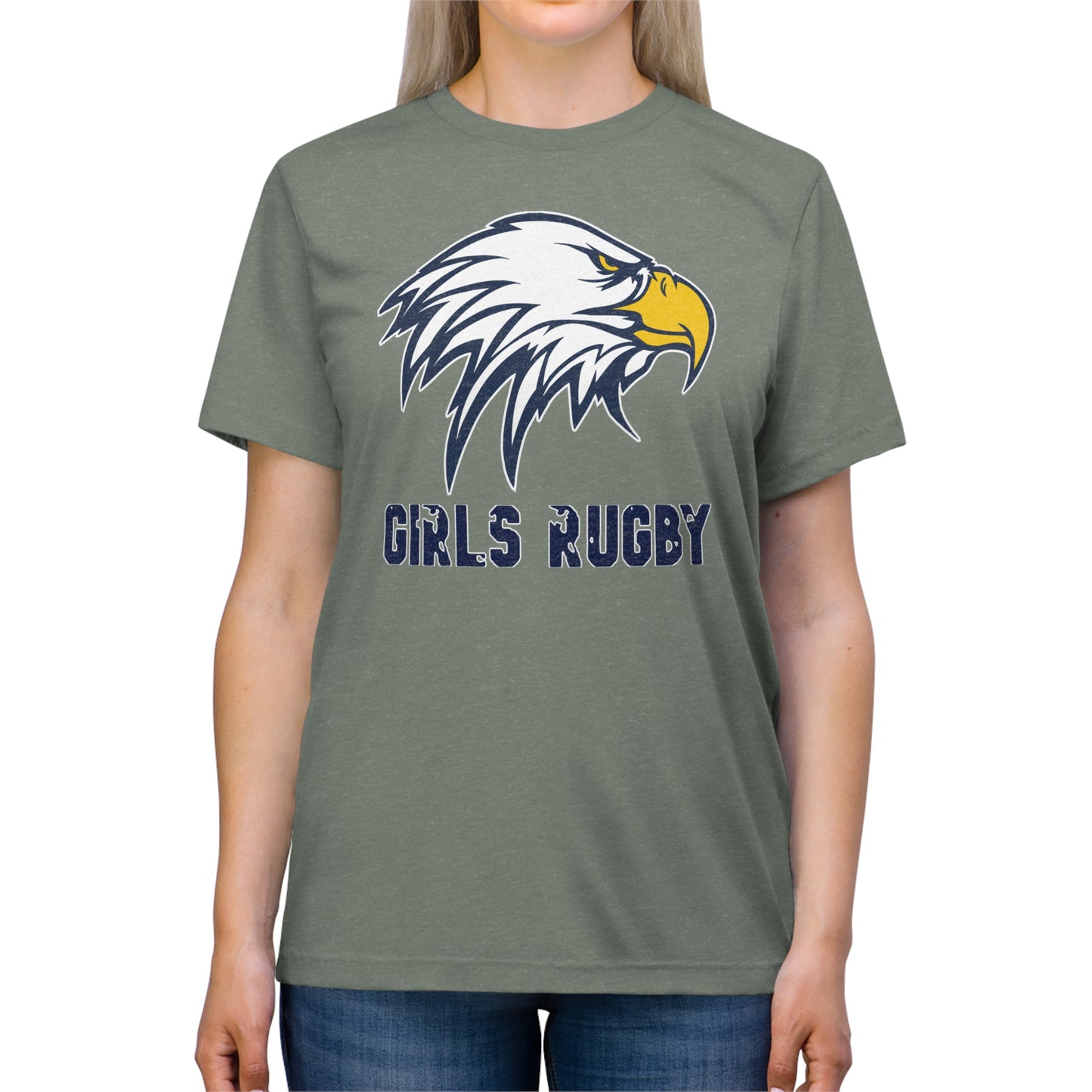 Unisex Triblend Tee | Cincinnati Girls Rugby Logo Color