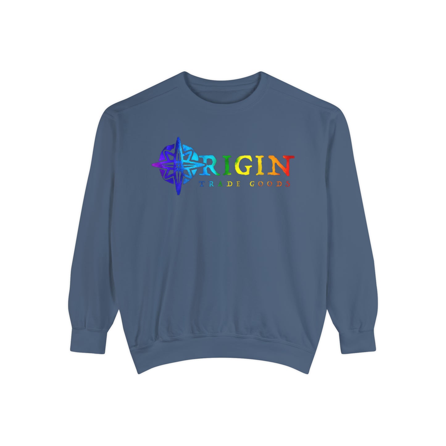 Unisex Comfort Colors Crewneck Sweatshirt | Origin Trade Goods Color Blast