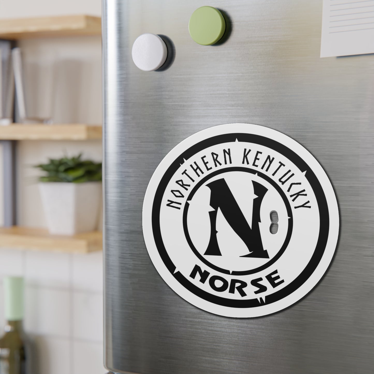 Die-Cut Magnets | Norse Hockey Alt Logo Black
