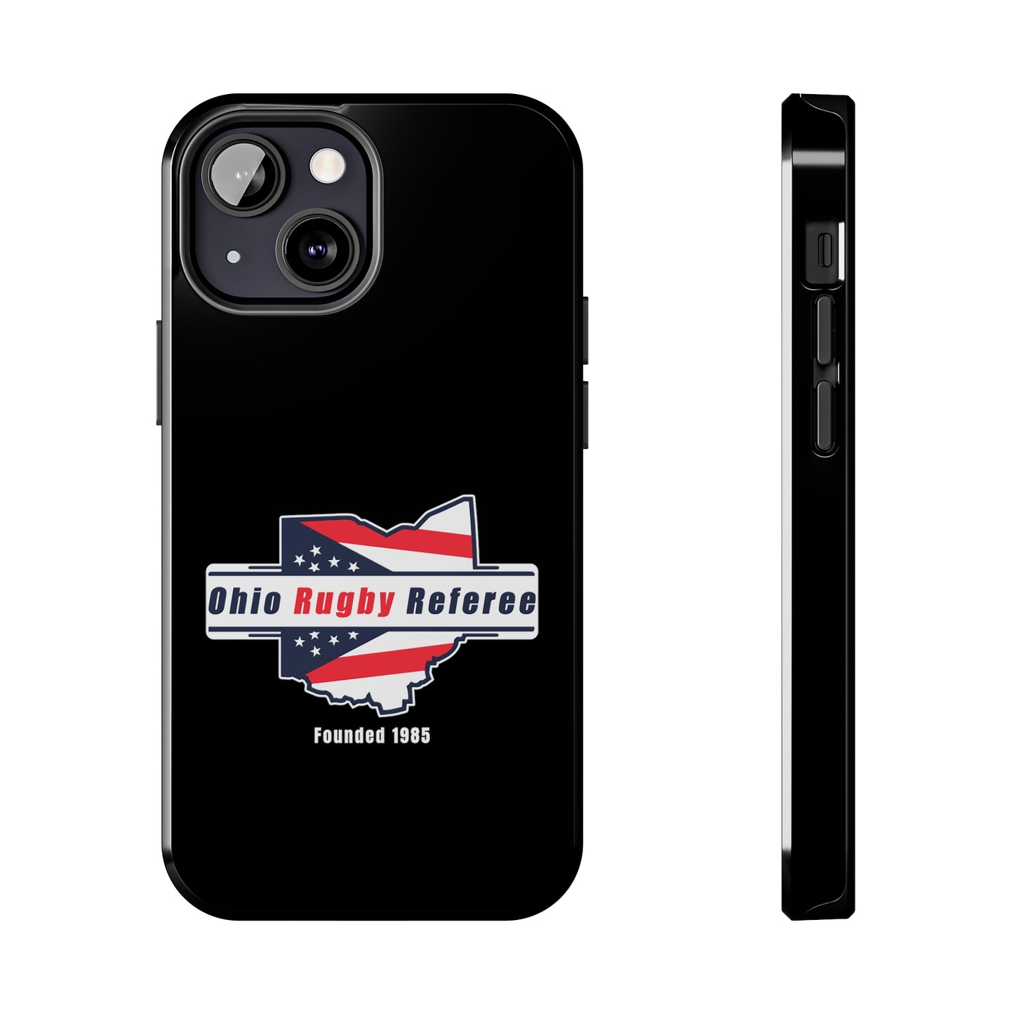 Black Tough Phone Cases | Ohio Rugby Referee Society