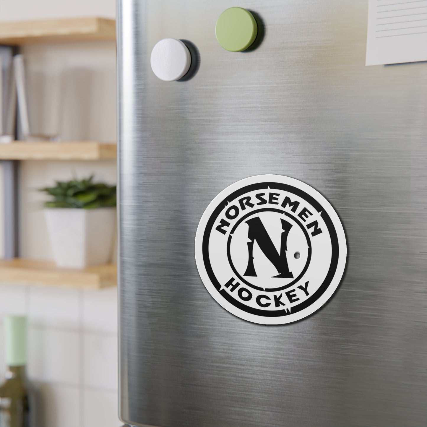 Die-Cut Magnets | Norsemen Hockey Alt Logo Black