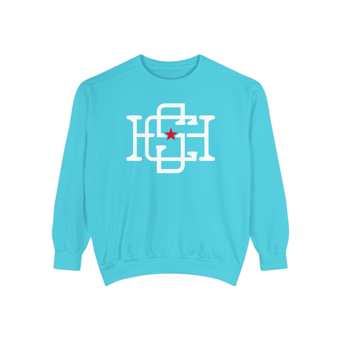 Unisex Comfort Colors Crewneck Sweatshirt | CSHL Knot Logo