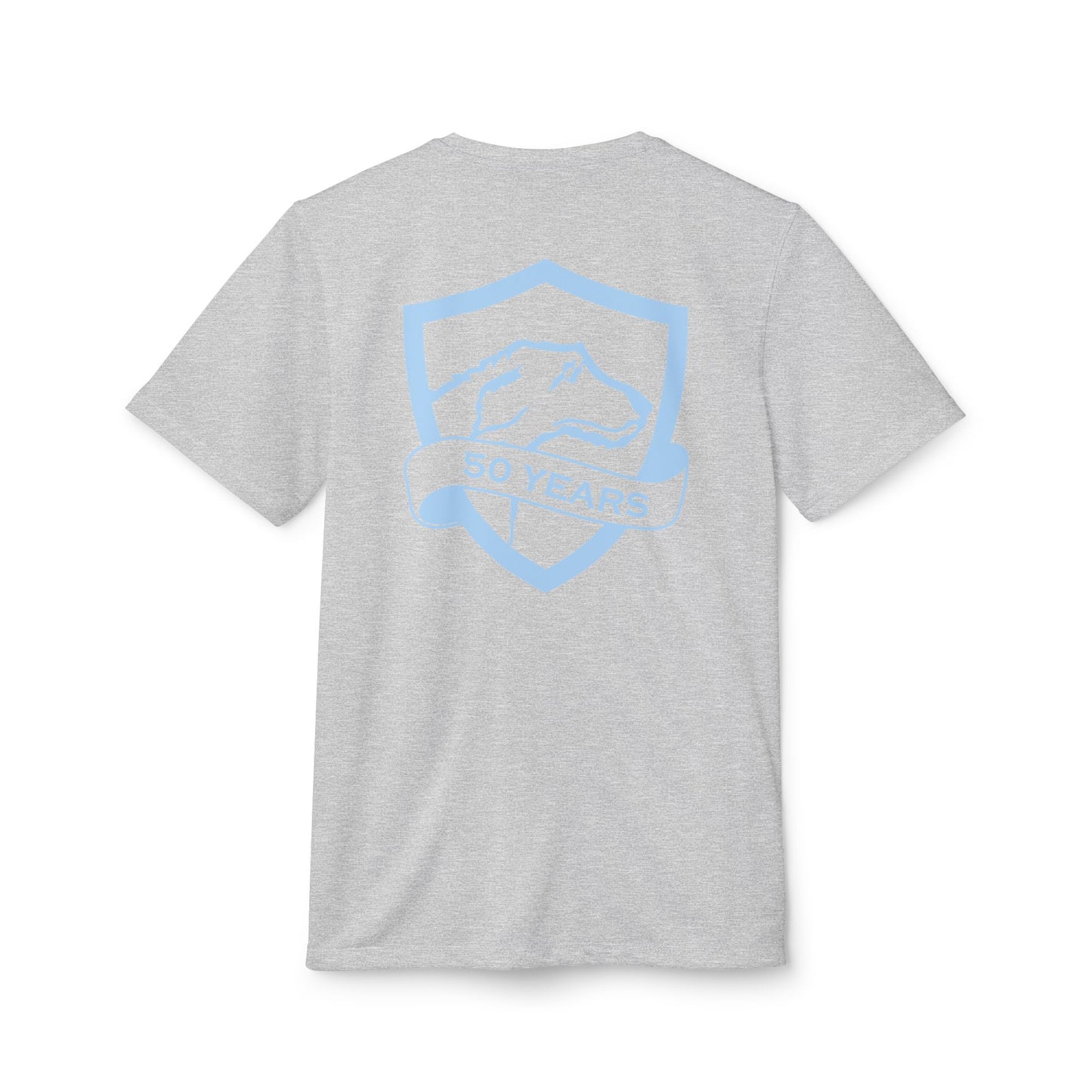 adidas® Unisex Sport T-shirt | CRFC Wolfhounds 50th Banner Blue