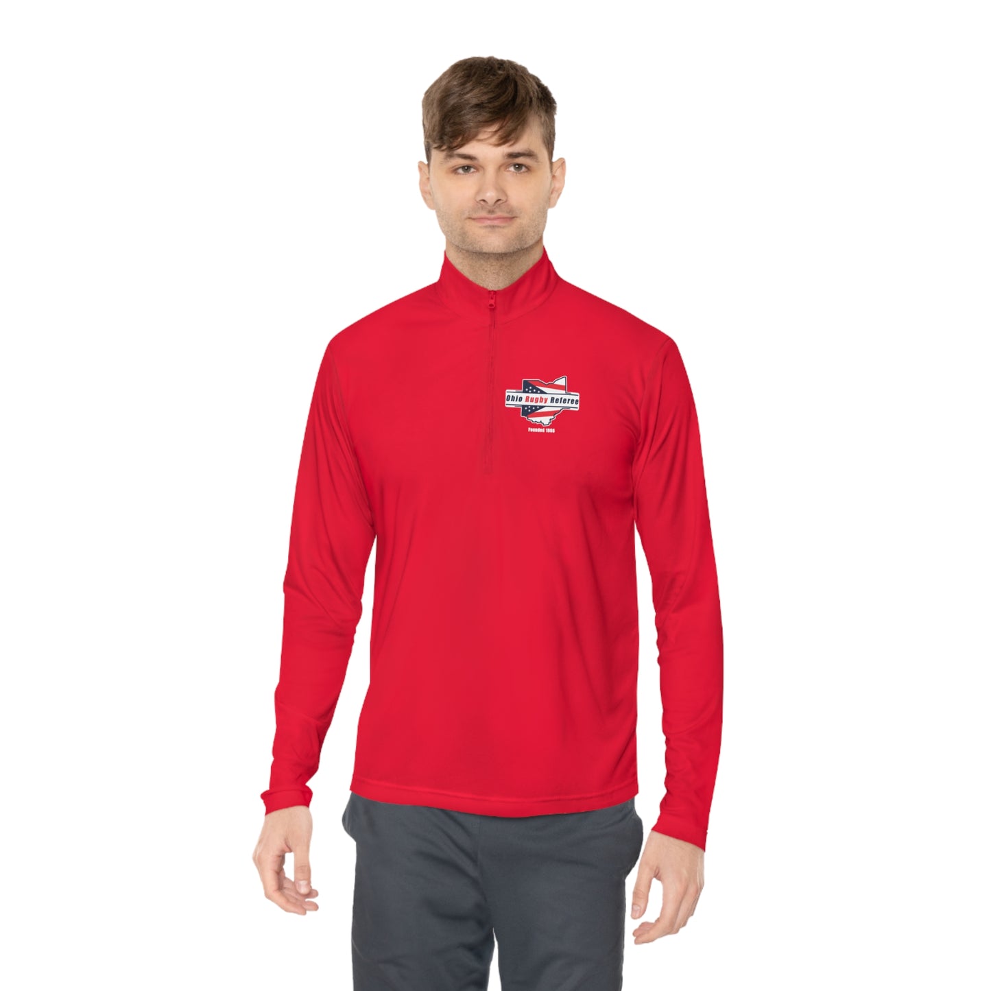 Unisex Quarter-Zip Pullover | Ohio Rugby Referee Society