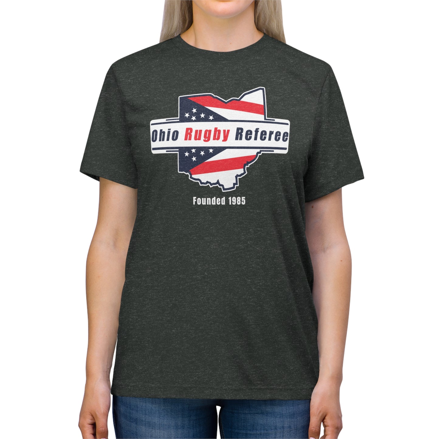 Unisex UltraSoft Triblend Tee | Ohio Rugby Referee Society