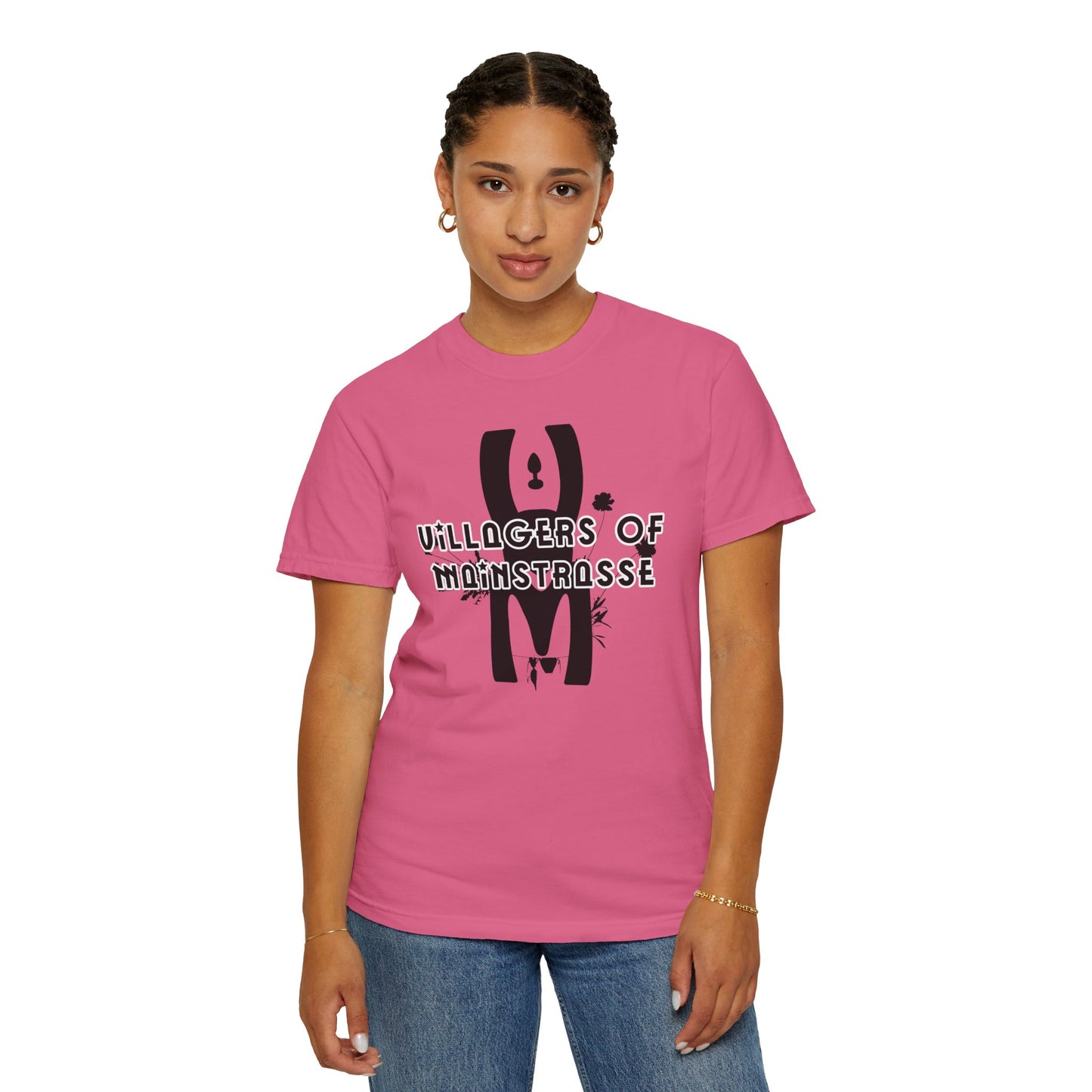 Unisex Comfort Colors T-shirt | Villagers of Mainstrasse VOM Words w/ Sights