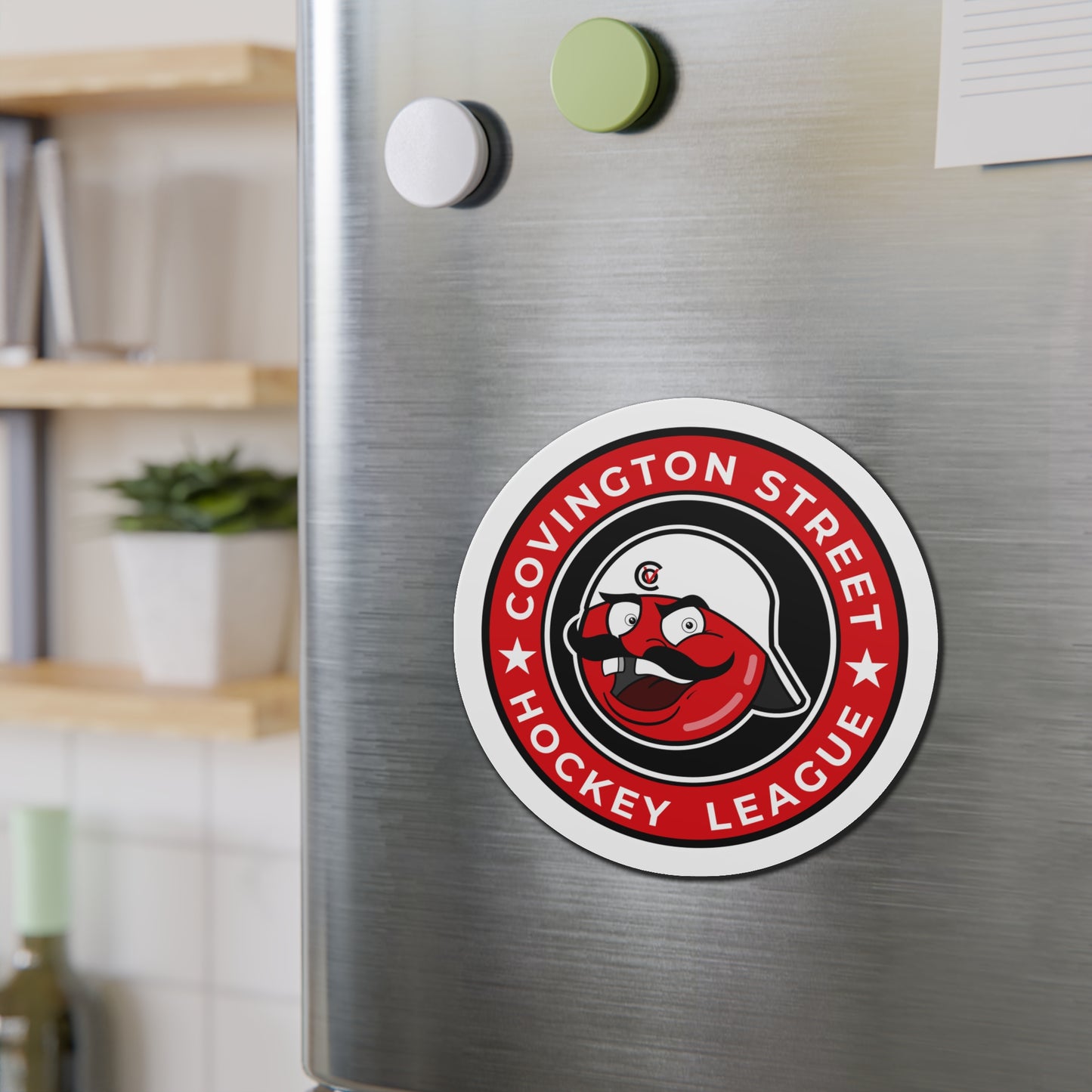 Die-Cut Magnets | CSHL Cov Red Ball