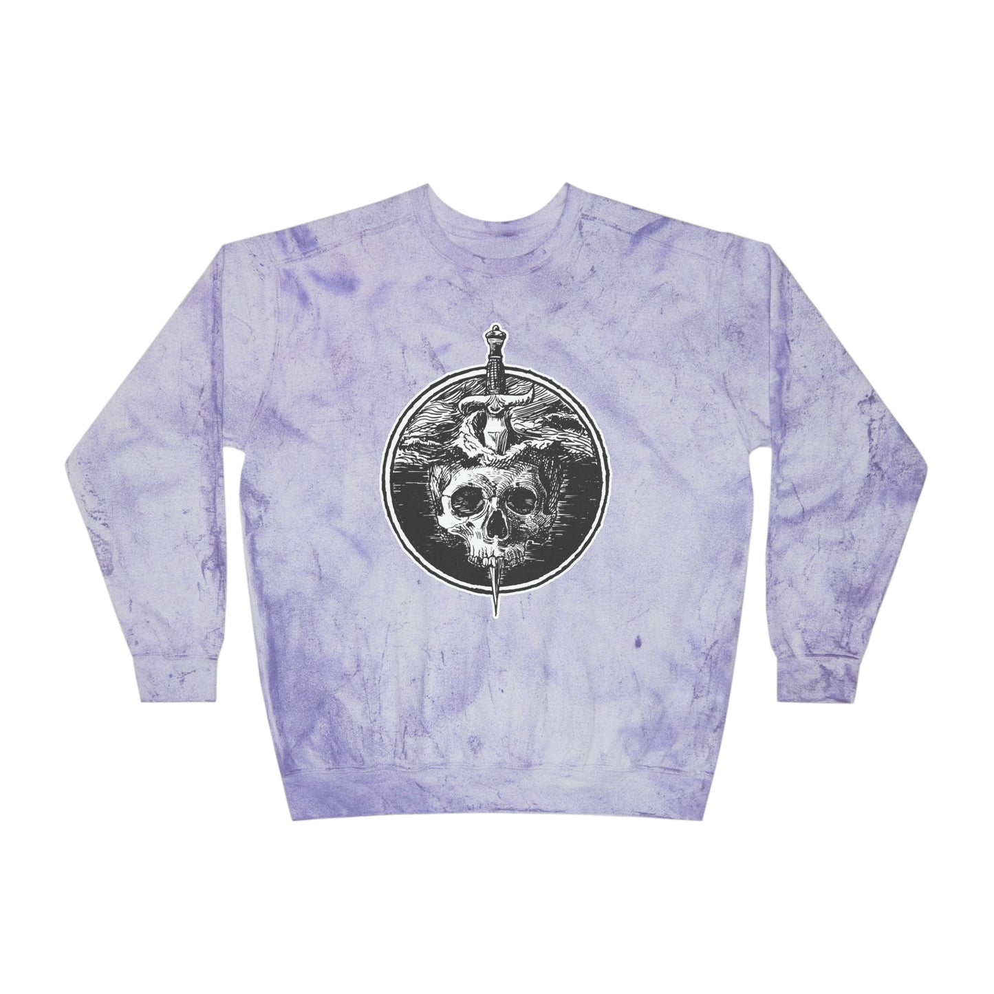 Unisex Comfort Colors Color Blast Crewneck Sweatshirt | Sea of Treachery Sigil