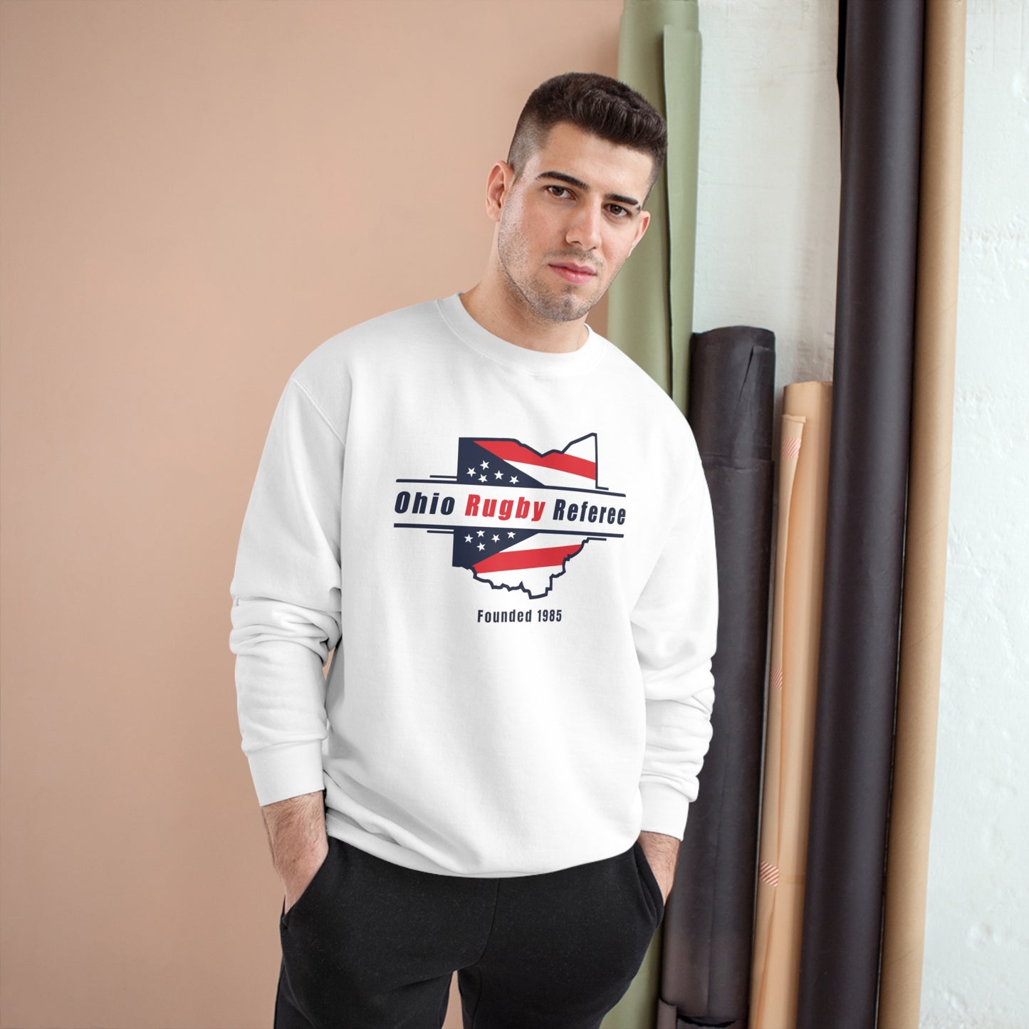 Champion Crewneck Sweatshirt | Ohio Rugby Referee Society