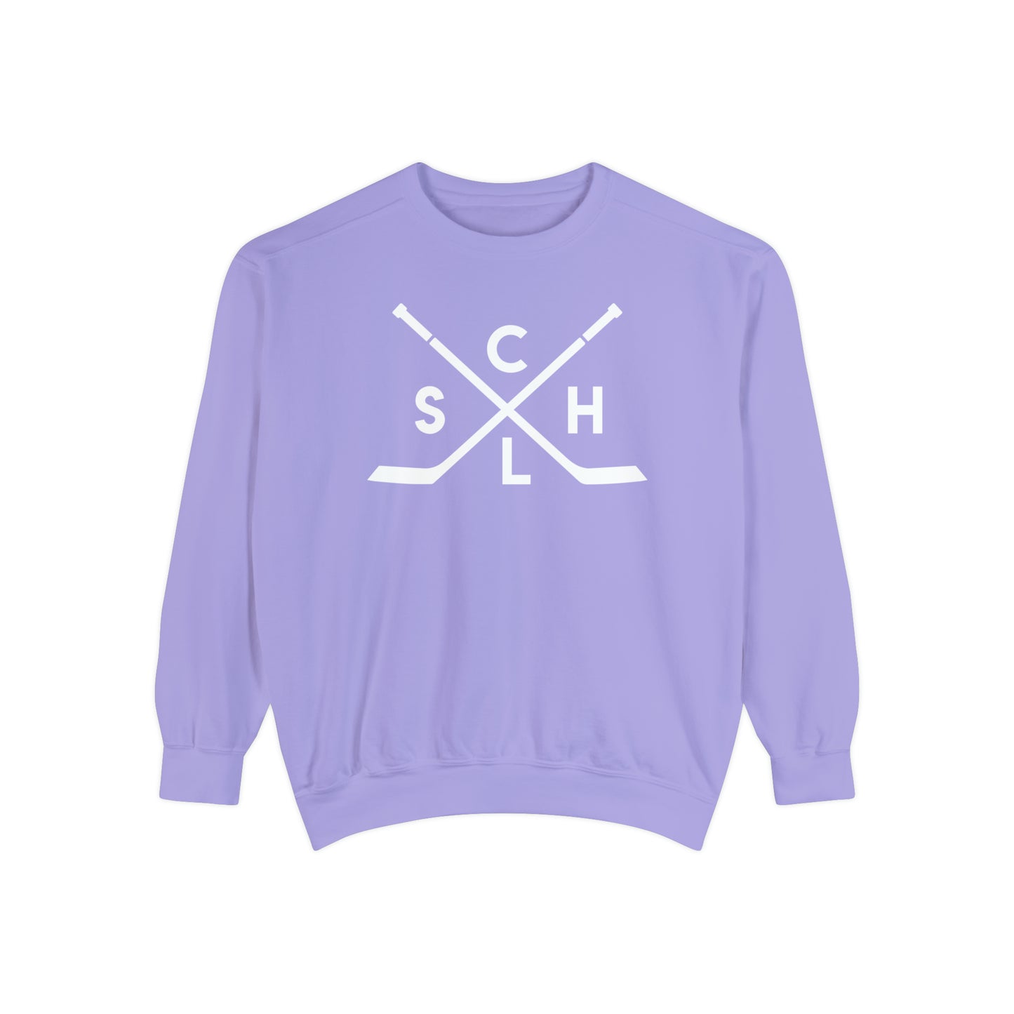 Unisex Comfort Colors Crewneck Sweatshirt | CSHL X-Sticks