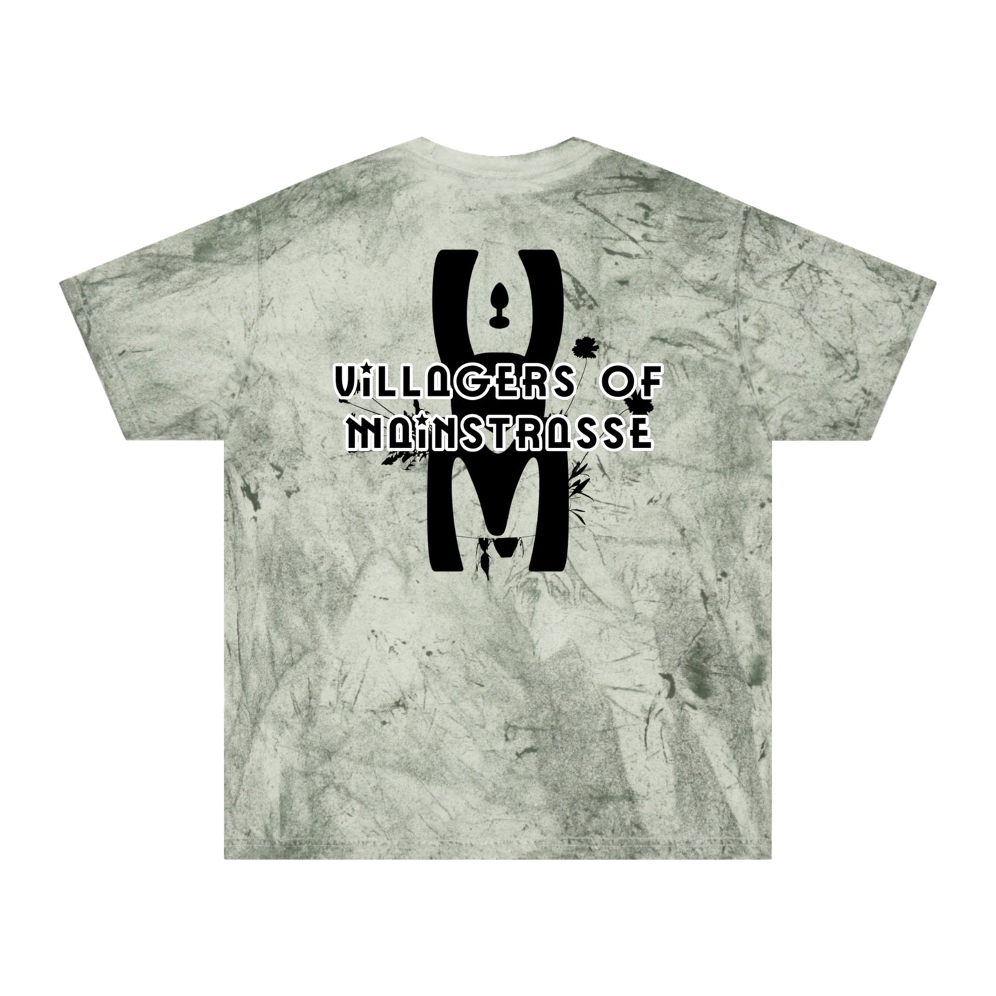 Unisex Comfort Colors Color Blast T-Shirt | Villagers of Mainstrasse VOM Words w/ Sights