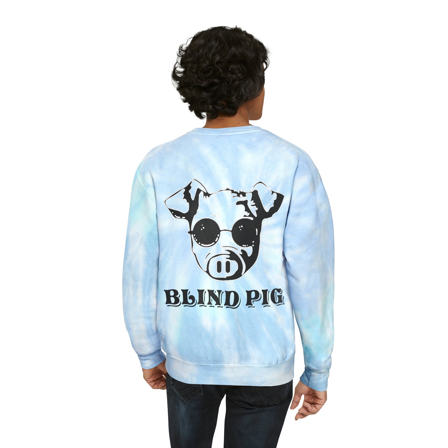 Unisex Comfort Colors Tie-Dye Crewneck Sweatshirt | The Blind Pig Glasses