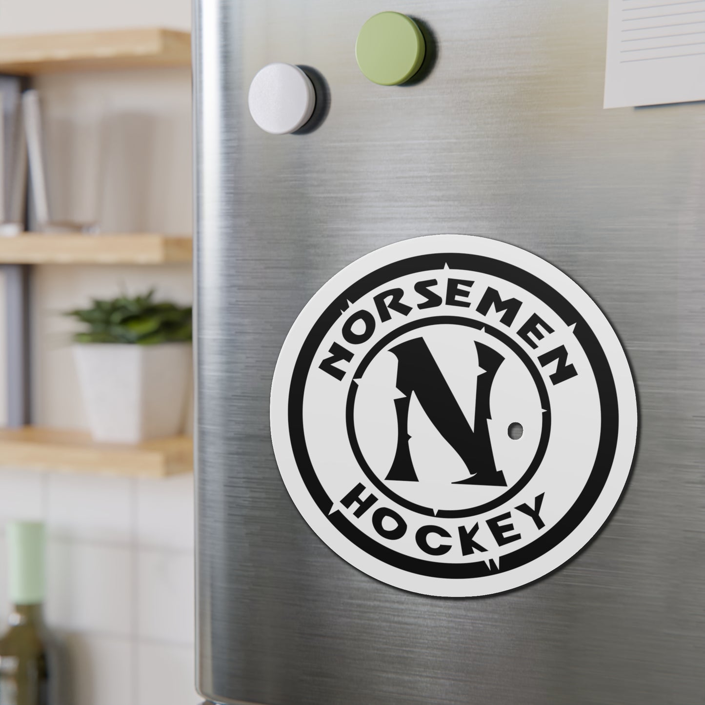 Die-Cut Magnets | Norsemen Hockey Alt Logo Black