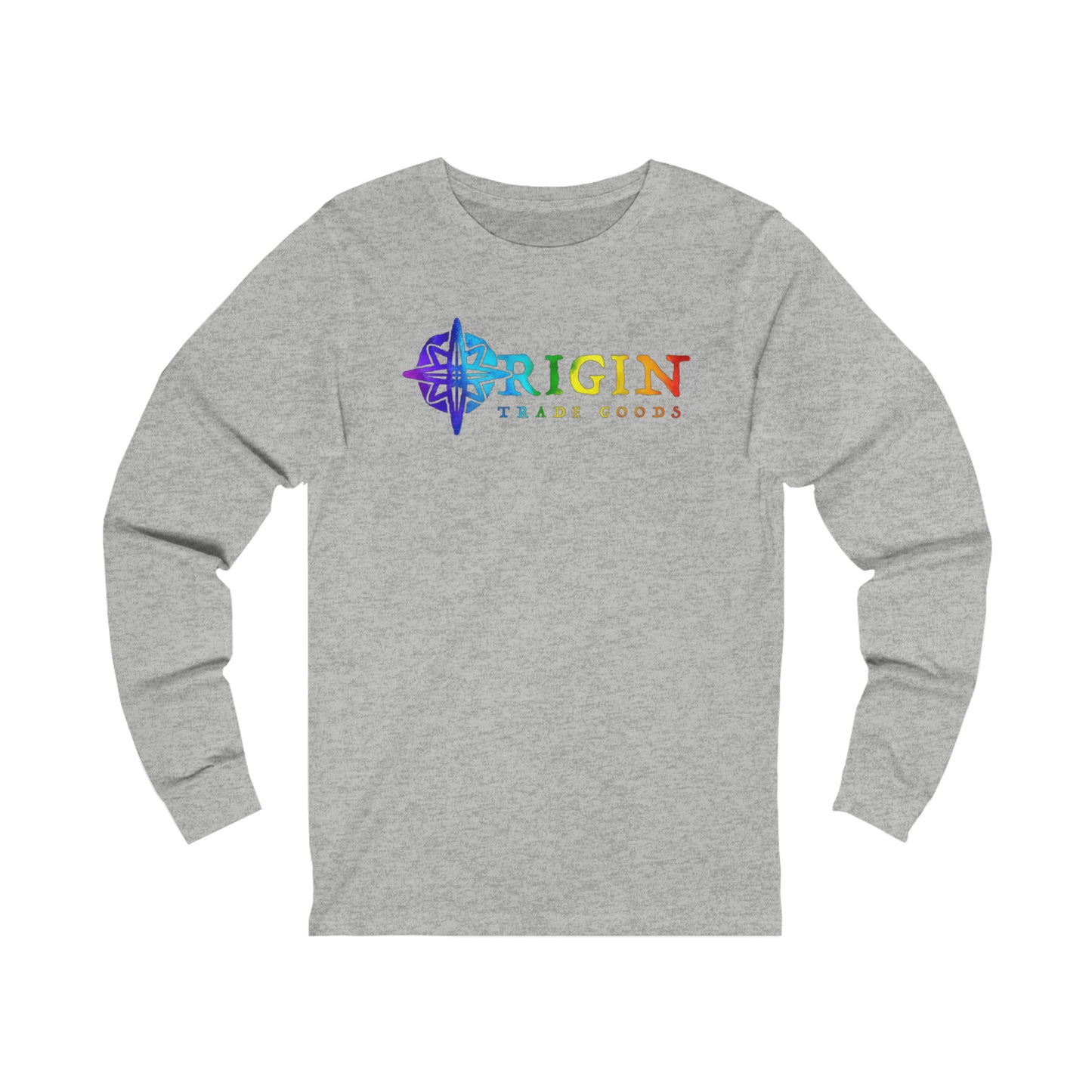 Unisex Jersey Long Sleeve Tee | Origin Trade Goods Color Blast