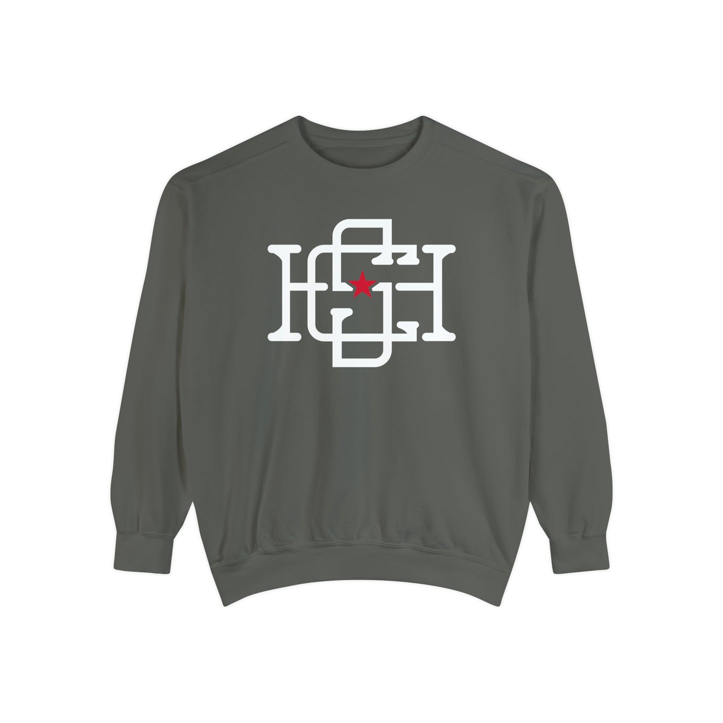 Unisex Comfort Colors Crewneck Sweatshirt | CSHL Knot Logo