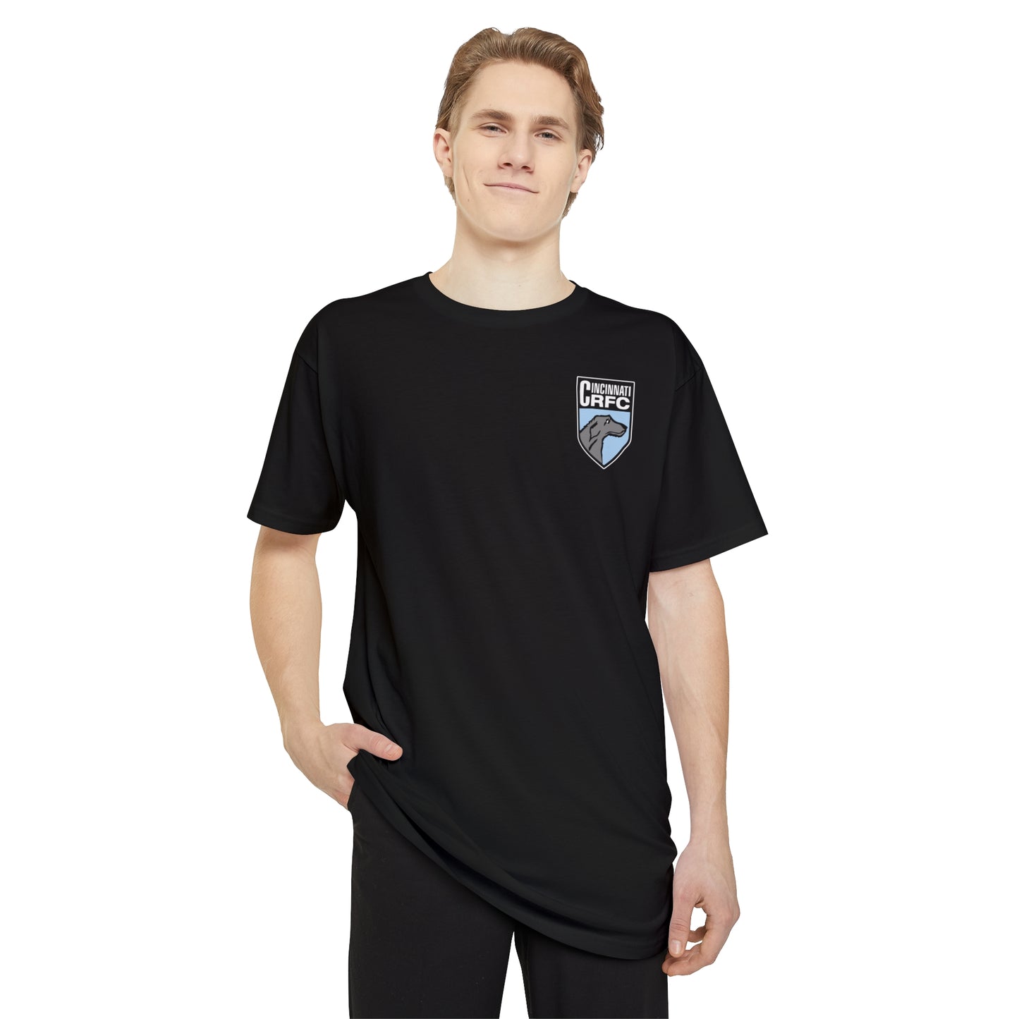 Unisex Long Body Urban Tee | CRFC Cincinnati Wolfhounds Cityscape